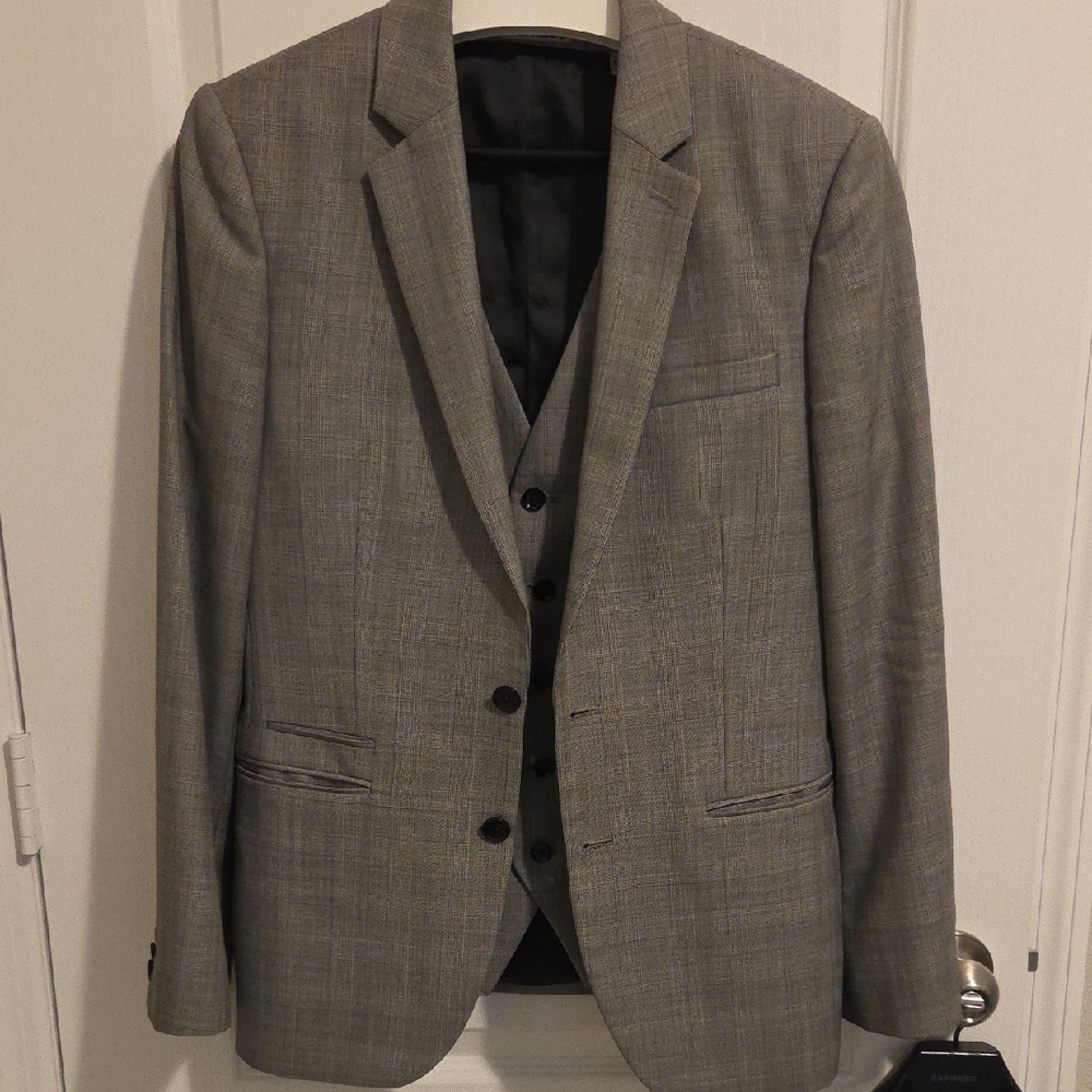 Men's Gray Suit Blazer